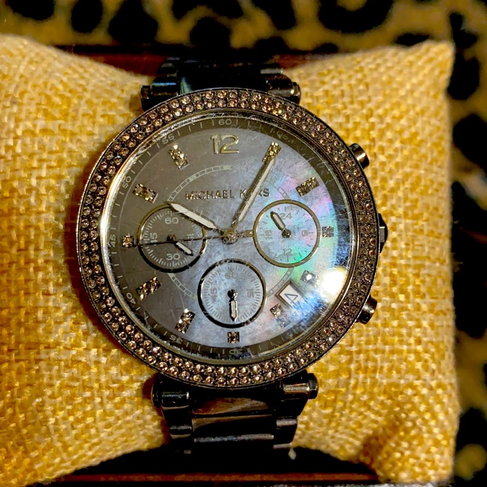 This watch is more of a gun metal color